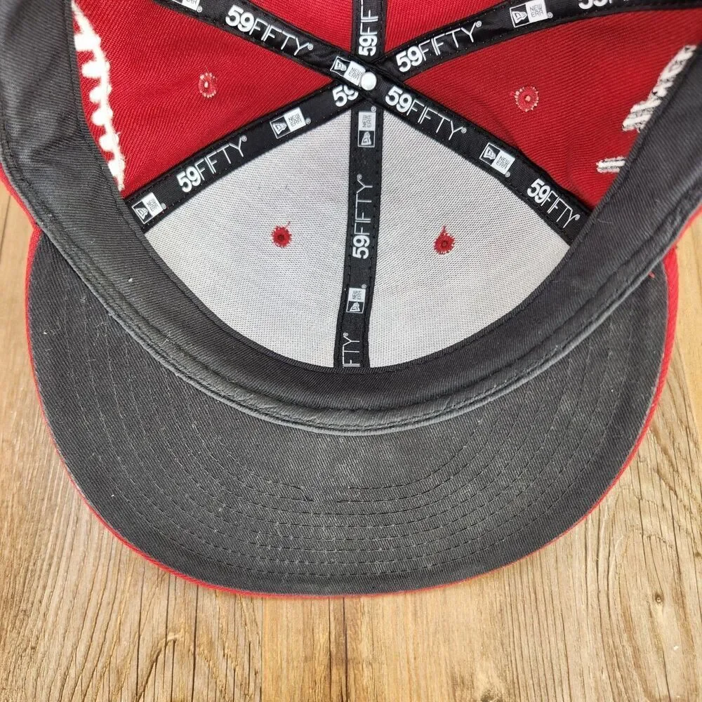 Alabama Crimson Tide New Era 59fifty Size 7 1/2 Hat Cap Roll Tide NCAA Football
